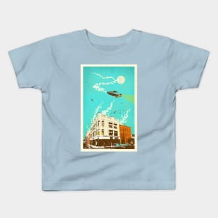 VINTAGE FLYING CAR Kids T-Shirt